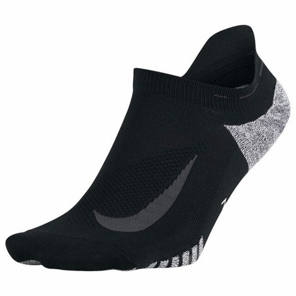 Nike Grip Elite Lightweight No-Show Socks - Black/Dark Grey (Unisex)